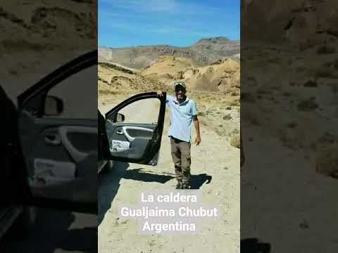 la caldera de piedra parada gualjaima Chubut