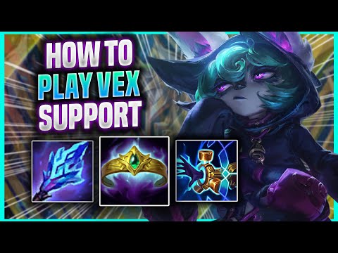 LEARN HOW TO PLAY VEX SUPPORT LIKE A PRO! - Korean Challenger Plays Vex Support vs Karma! |