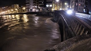 preview picture of video 'Río Oria a su paso por Billabona 30/01/2015'
