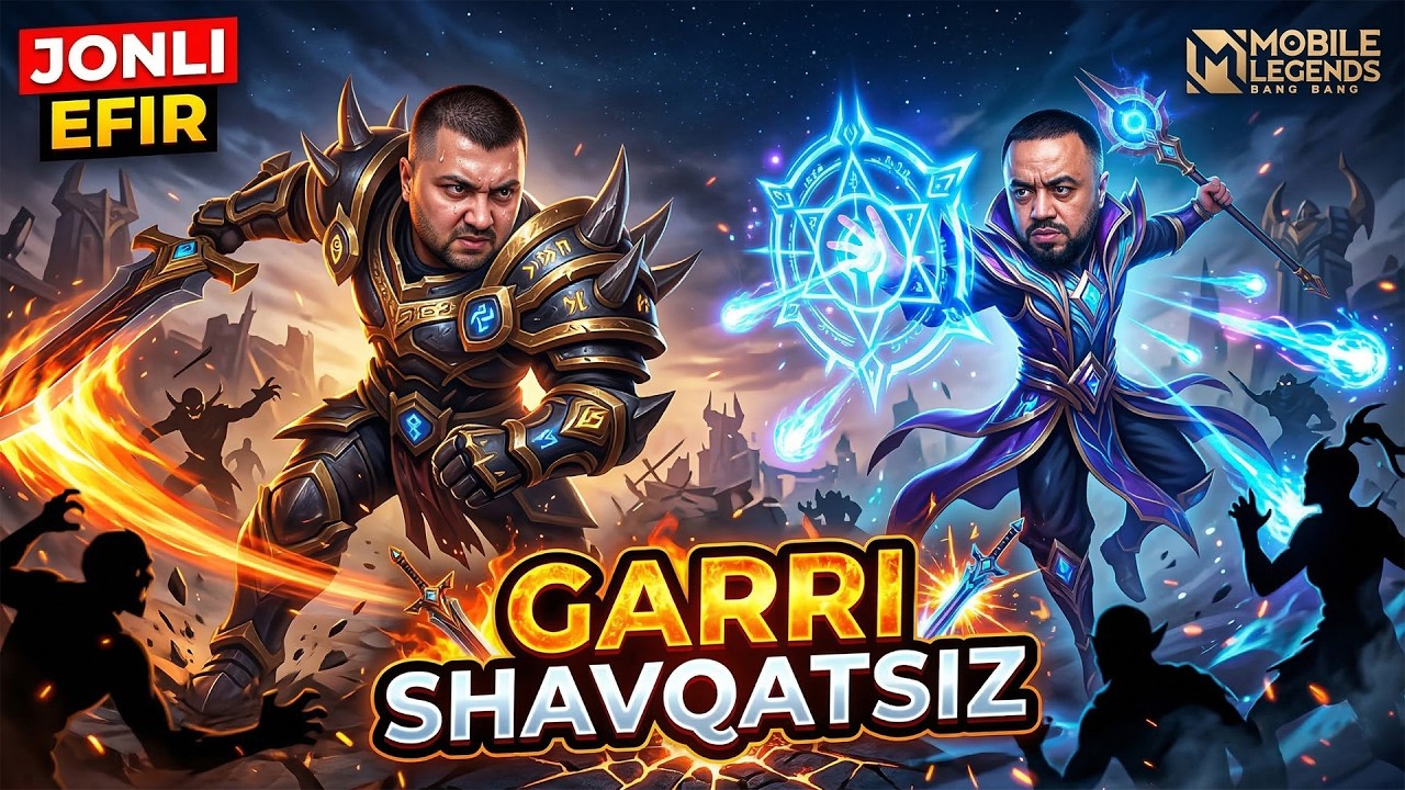 💥Garri Shavqatsiz! | Mobile Legends: Bang Bang! (TANKA Edition) (Jonli Efir)