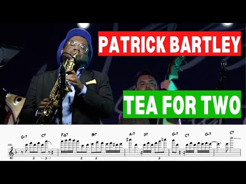 Patrick Bartley - "Tea for Two" Solo Transcription | Live with the Emmet Cohen trio