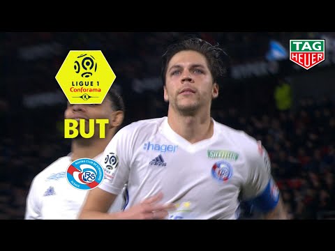 But Jonas MARTIN (32' pen) / Stade Rennais FC - RC Strasbourg Alsace (1-4)  (SRFC-RCSA)/ 2018-19