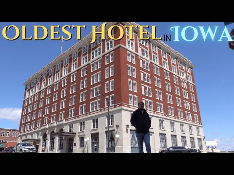 A Night at the Hotel Julien - Oldest Hotel in Iowa!