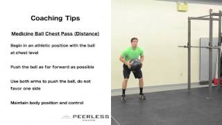 86. Medicine Ball Chest Pass (Distance)