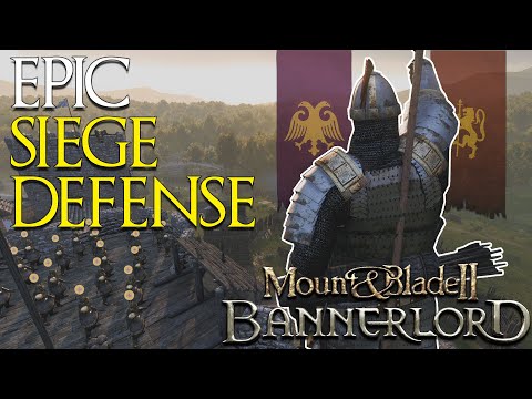 Mount & Blade 2: Bannerlord | Epic SIEGE DEFENSE | Empire VS. Vlandia | 1200 UNITS