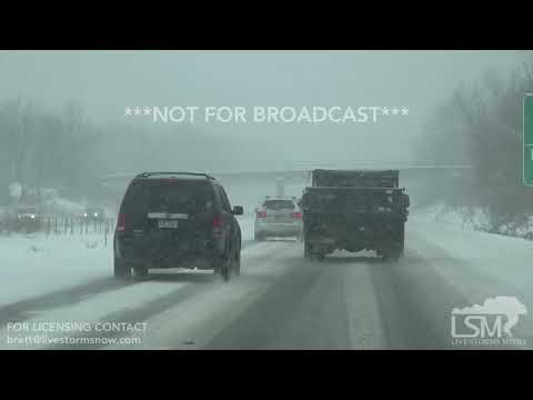 1-19-19 Erie, PA - I-90 Travel Ban, Plow Trucks, Snow Emergency