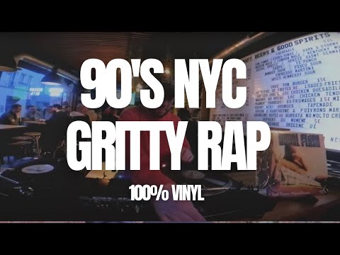 90’s Hip Hop Mix #1 | NYC GRITTY RAP | 100% Vinyl | Le Captain Nemo at Bon Esprit, PARIS
