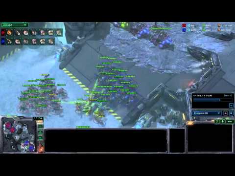 CubanSc vs Twoface: Epic ZvZ: Using mutas vs roach allin