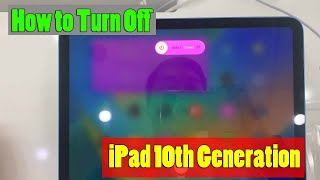 How to Turn Off iPad 10th Generation | Switch Off iPad from 2022