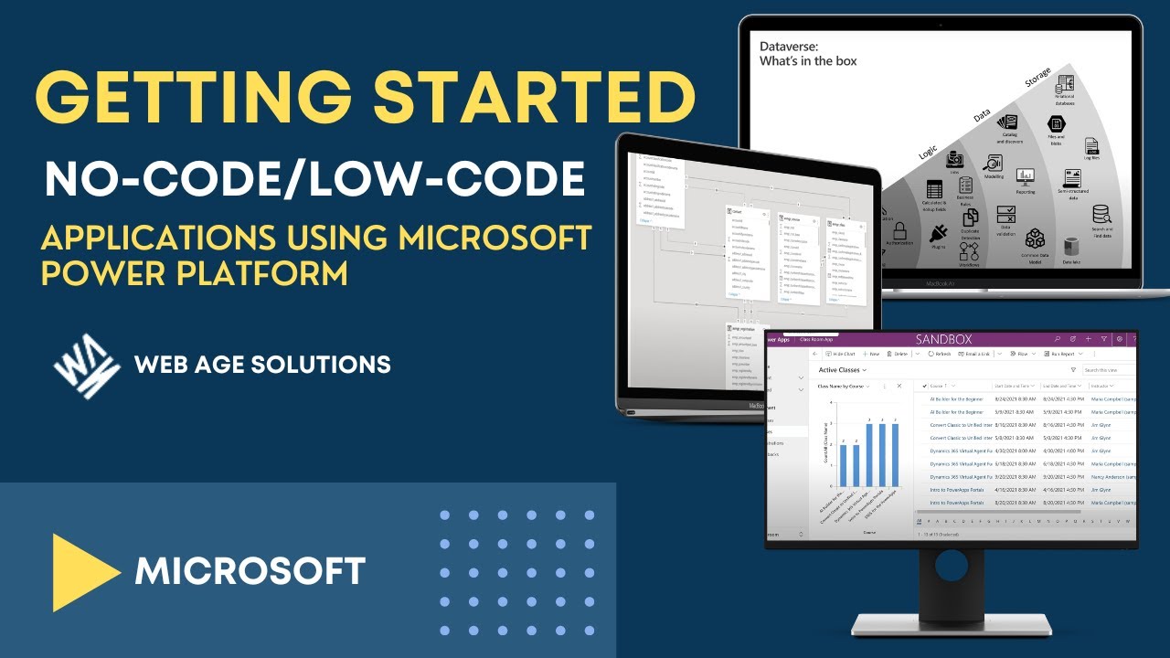 Getting Started with No-Code/Low-Code Applications using Microsoft Power Platform