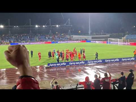 Elana Toruń - Widzew 1-3 podziękowania po awansie w PP