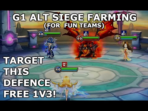 PART 1: G1 ALT SIEGE FARMING | THIS DEF AGAIN? SO FREE - Summoners War
