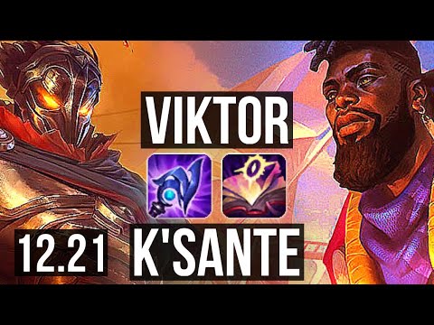 VIKTOR vs K'SANTE (MID) | 6/1/5, Dominating | KR Challenger | 12.21
