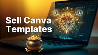 🎨 How to Make Passive Income Selling Canva Templates Using AI