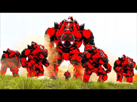 I tamed a POWERFUL Golem that summons Servants and the Eternal Dog of the MOON V.. (Super Mods) A...