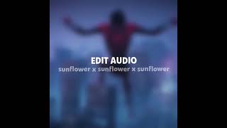Sunflower x Sunflower - Post Malone ft. Swae Lee (pitched) (TikTok version)
