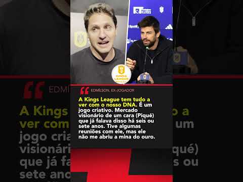 Edmílson RASGOU ELOGIOS à Kings League #shorts