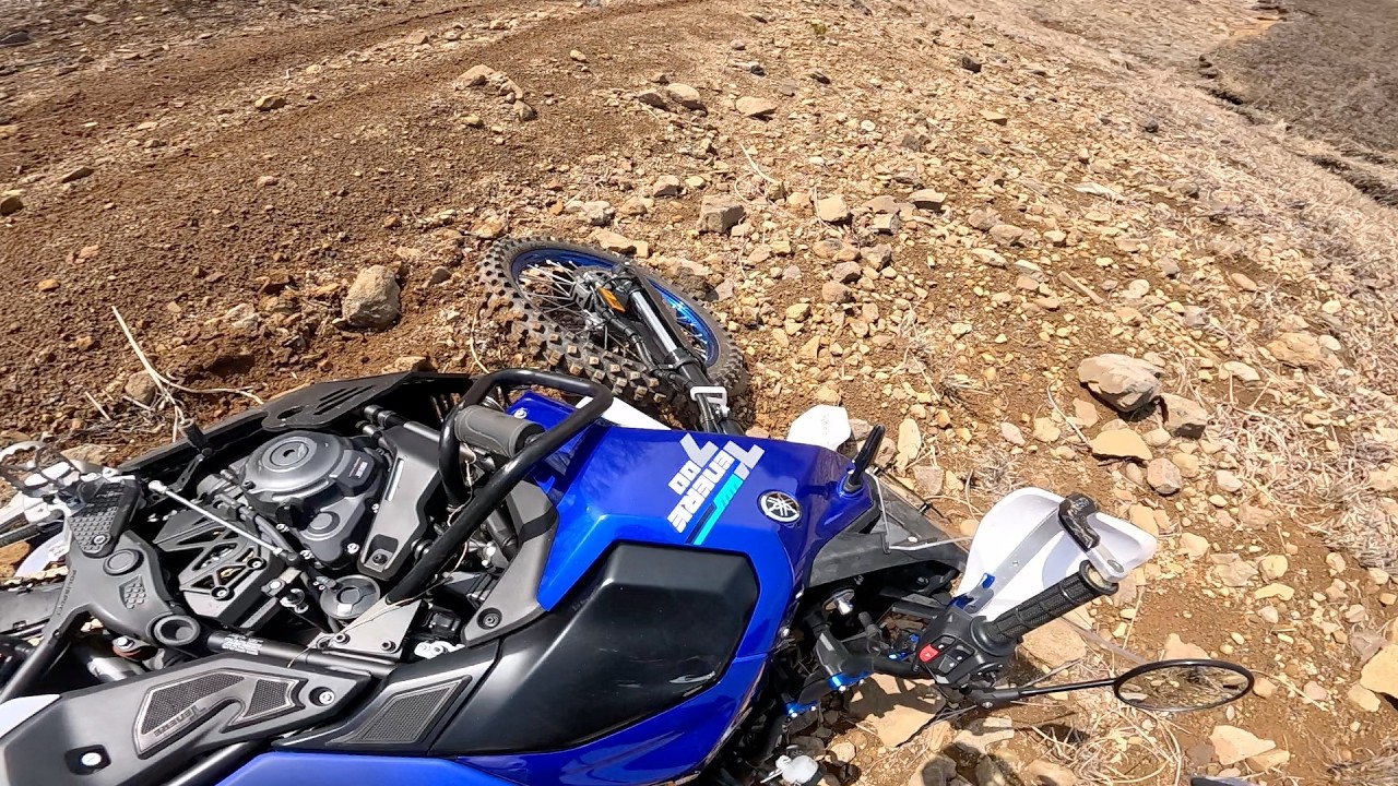 【TENERE700】バネ交換して林道行ったらもっとベコベコになった【TGRソフトスプリング】