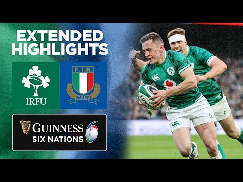 Ireland v Italy | Extended Highlights | 2022 Guinness Six Nations