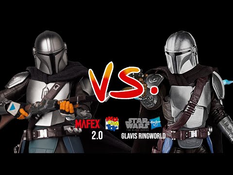 Ep479 MAFEX 2.0 VS Glavis Ringworld MANDALORIAN - In-depth comparison!