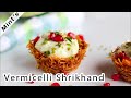 Sevai Shrikhand Recipe Indian Dessert Recipes Vermicelli Shrikhand