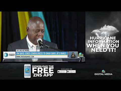 PM Davis Sends Condolences To Omar Davis Jr's Family