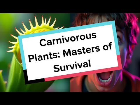 Carnivorous Plants: Masters of Survival