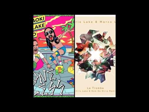 Steve Aoki vs Chris Lake vs Tujamo vs Marco Lys - La Tromba Boneless (Deero! Mashup)
