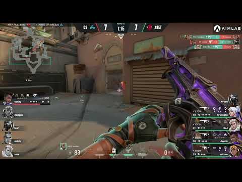 XSET zekken Knife Kill Against C9 | C9 vs XSET Highlights VCT 2022