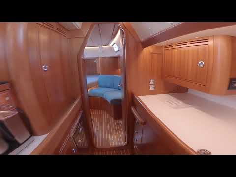 HALLBERG RASSY 44 INTERIOR STERN ROOM TOUR