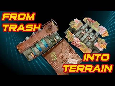 How I turned Christmas trash into Warhammer treasure! Warhammer 40K terrain making tutorial