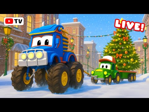 🔴🎄 LIVE | Super Truck to the Rescue: Christmas Mission! 🚒🎅