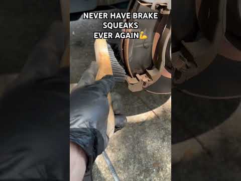 How to never have BRAKE SQUEAKS ever again with a simple trick 🔥#diy #howto #brakes #brakepad