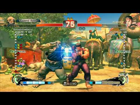 SSF4 AE: ProudStrawberry (Gouken) vs jyobin (Ryu) - Ranked Match (720p HD)