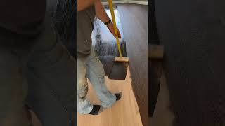 How To Stain A Hardwood Floor! #flooring #hardwood