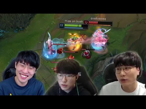 Faker INSANE 1v1 VS Clozer - Random Stream Highlights (Translated)
