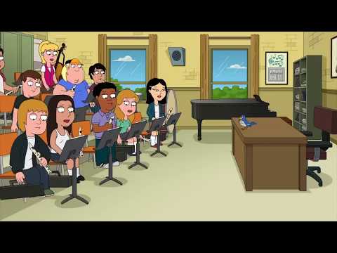 Family Guy - Our music teacher was replaced by a back-East bird
