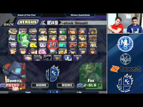 S@PP Project M 3.5 Singles Winners Quarters: Psyko (Squirtle, Sheik) Vs. J~Slo (Wolf, Fox)