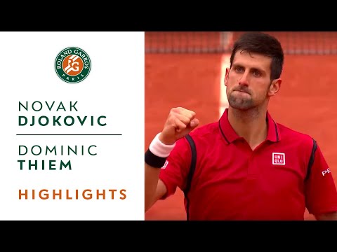 Novak Djokovic v Dominic Thiem Highlights - Men's Semi-Final 2016 | Roland-Garros