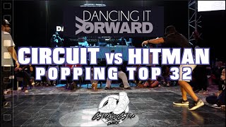 CIRCUIT vs HITMAN | Popping Top 32 | Dancing It Forward 2025 | #SXSTV