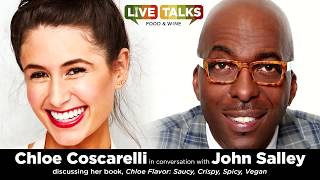 Chloe Coscarelli in conversation with John Salley at Live Talks Los Angeles