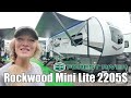 Check out this Video for a 2026 Forest River Rockwood Mini Lite 2205S(Stock #T137420)  for sale by Blue Compass RV Des Moines. This unit is located in Altoona, IA