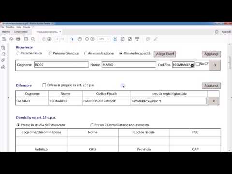 video tutorial Avvocati per la compilazione del modulo sul sito