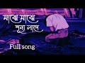 মাঝে মাঝে শূন্য লাগে. Prottoy Khan / full song. bangla lyrics. sad music🎶