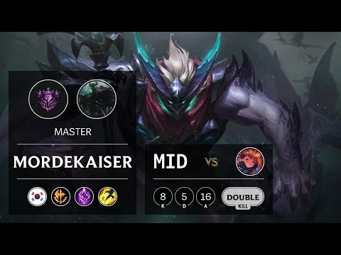 Mordekaiser Mid vs Zoe - KR Master Patch 9.12