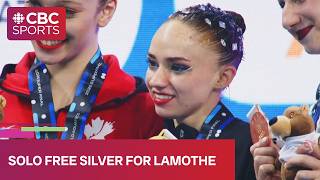 Canada's Lamothe claims World Cup solo free artistic swimming silver medal on home soil