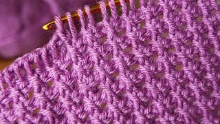 A simple and easy online tutorial for beginners in Tunisian crochet