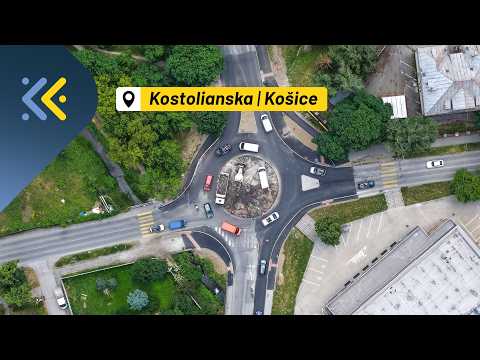 Náhľad videa Pozrite si ako vyzerá tretia etapa výstavby kruháča na Kostolianskej