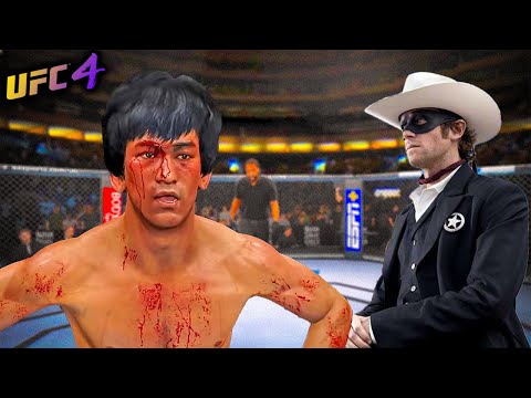 Lone Ranger vs. Bruce Lee (EA sports UFC 4)