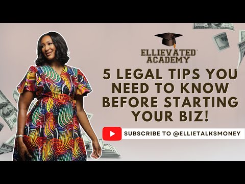 , title : '5 Legal Tips YOU NEED TO KNOW Before Starting Your Business | DON'T GET SUED!'